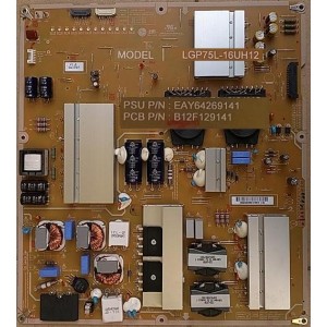 LG 75UH855T POWER BOARD EAY64269141 LGP75L-16UH12 B12F129141