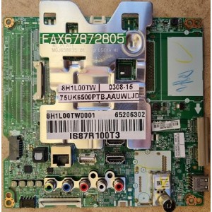 LG 75UK6500PTB MAIN BOARD EAX67872805 65206302 EBU64734099