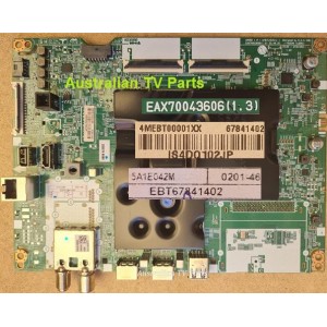 LG 75UT8050PSB MAIN BOARD EBT67841402 EAX70043606