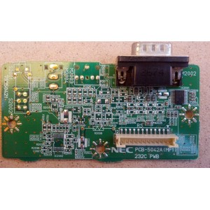 NEC PX-42VR5W INTERFACE BOARD PCB-5042A 7S250421