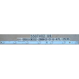 PANASONIC TH55AX670A RIGHT LED STRIP 550TV02 BX-55S10E02-2BBH3-0-Q-47L-2535 550TV02  98.55S10