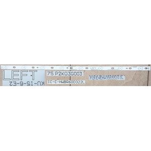 PANASONIC TH60AS700 LEFT LED STRIP 75.P2K03G003 IC-C-HWBR60D322L