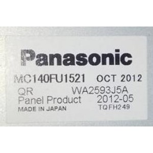 PANASONIC THP55UT50 SCREEN PANEL MC140FU1521 WA2593J5A