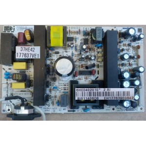 SANYO LCD37XR9DA POWER SUPPLY BOARD 37HE42 117637VE1 6HE0402010 EH17763900647