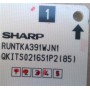 SHARP LC52D85X INVERTER BOARD QKITS0216S1P2 RUNTKA391WJN1