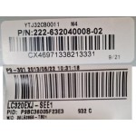 SONIQ E32W13D SCREEN PANEL LC320EXJ-SEE1 YTJ320CB0011 222-632040008-02