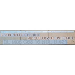SONIQ E43V15B LED STRIP G-708-430DF1-L001DI PB12D830173BL042-001H