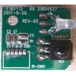 SONIQ F40FV17B  IR BOARD TE185Y13 KK 21004937