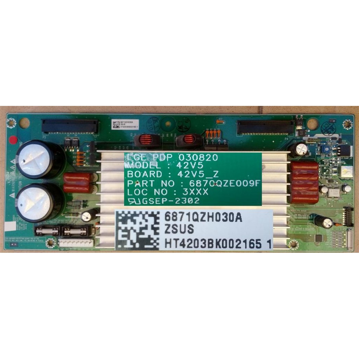 Carte H (H BOARD) Panasonic TNPA3178 Pour écran SONY FWD-42B2 - D'occasion