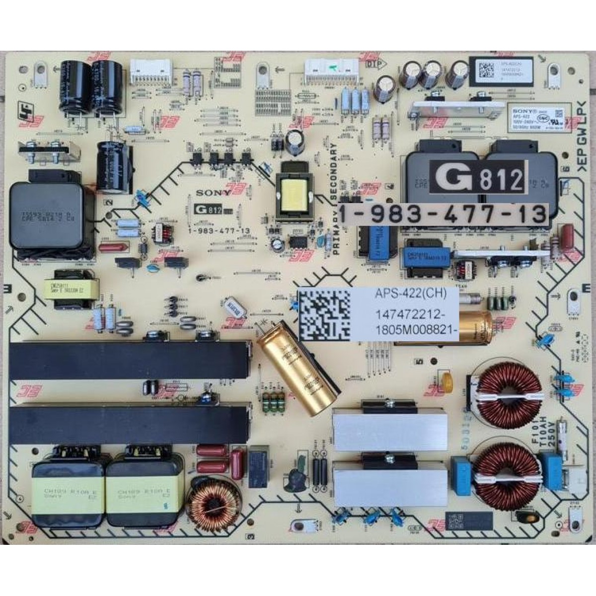 SONY KD65A8F POWER G812 BOARD APS-422 1-983-477-14 147472212