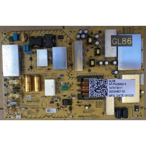 SONY KD75X7800F POWER GL86 BOARD AP-P426AM A 147473411 (CHANGE OVER)