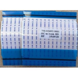 SONY KD75X7800F FFC CABLES 750.02M03.0001