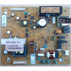 SONY KDL32BX320 POWER BOARD APS-283 147429722 1-883-775-21