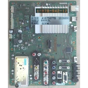SONY KDL40V5500 MAIN BOARD BA BOARD A1675677B 1-878-942-12
