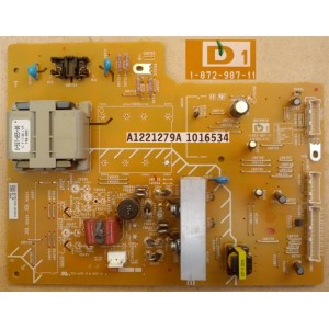 SONY KDL46D3100 INVERTER BOARD D1 BOARD A1221279A 1-872-987-11