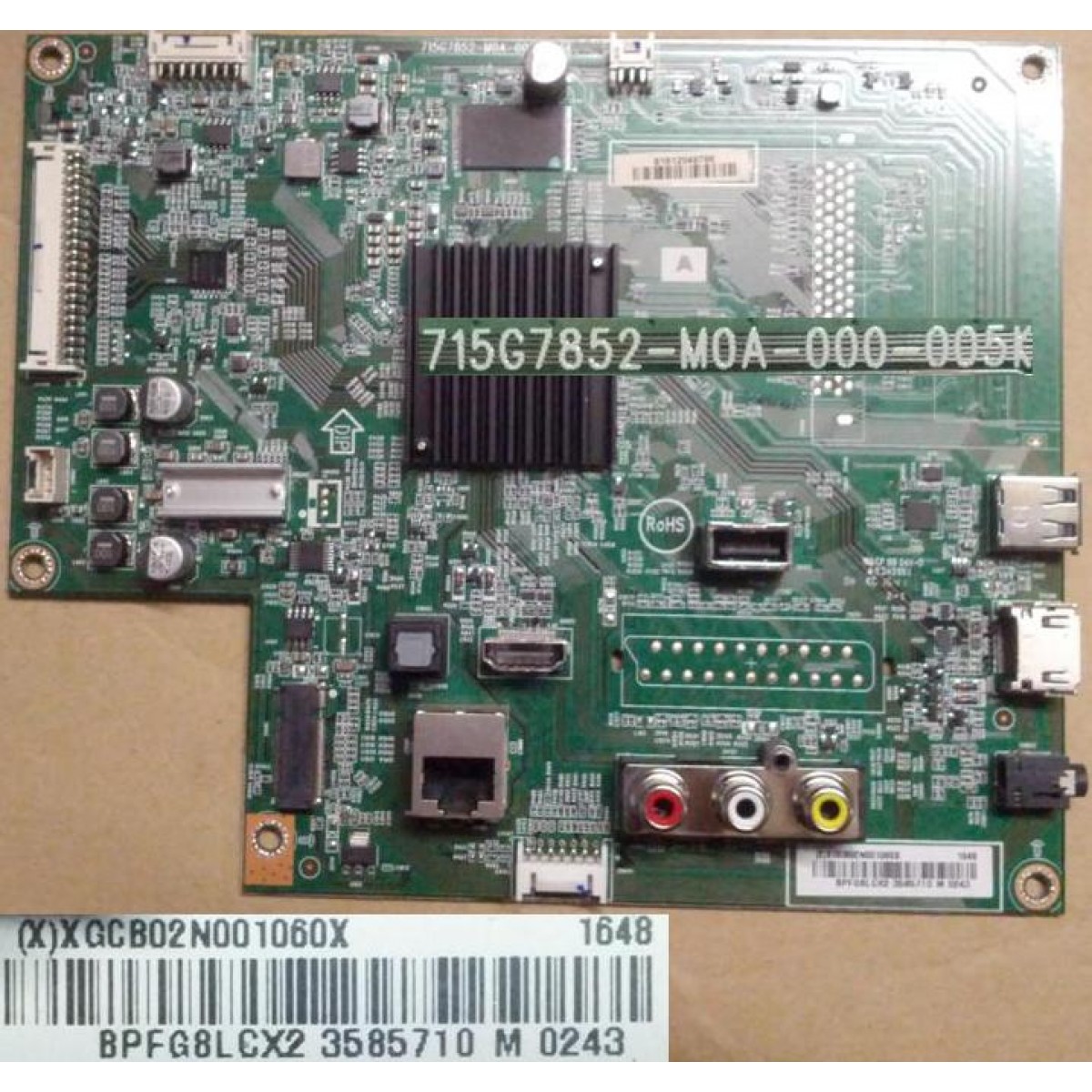 SONY KDL55W650D MAIN BOARD 715G7852M0A000005K
