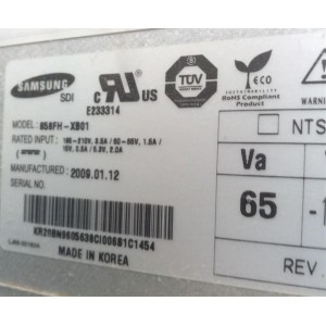 SAMSUNG PS58A650 PLASMA SCREEN PANEL S58FH-XB01 BN96-05638C