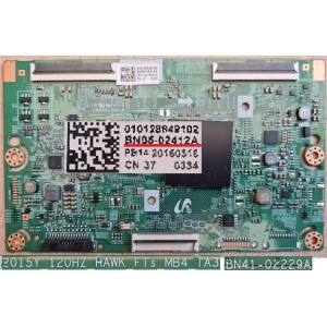 SAMSUNG UA40J6200 T-CON BOARD 2015_120HZ_HAWK_FTS_MB4_TA3 BN41-02229A BN95-02412A