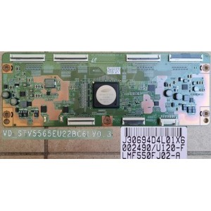 SAMSUNG UA55HU8500 T-CON BOARD VD_STV5565EU22BC6LV0.3 BN96-30712B