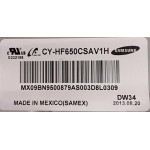 SAMSUNG UA65F6400 LED SCREEN PANEL REPAIR SERVICE CY-HF650CSAV1H BN95-00879A