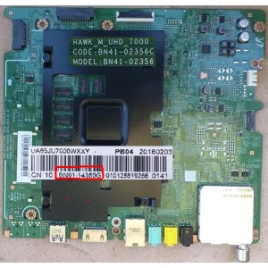 SAMSUNG UA65JU7000 MAIN BOARD BN91-14360G BN94-09991D BN41-02356C