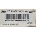 SAMSUNG UA75F6400 SCREEN PANEL CY-GF750CSLV2V BN95-01068A