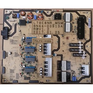 SAMSUNG UA75MU7000 POWER BOARD L78E8NR_MSM PSLF311E09A BN44-00913A 