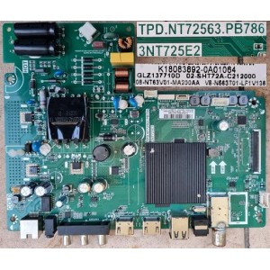 TCL 32S6500S MAIN BOARD TPD.NT72563.PB786 3NT725E2 V8-N563T01