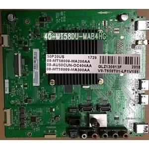 TCL 50P20US MAIN BOARD 08-MT58009-MA200AA 40-MT58DU-MAB4HG
