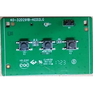 TCL 50P20US IR KEY BOARD 40-3D291B-KED2LG