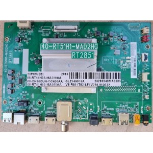 TCL 50P8M MAIN BOARD 40-RT51H1-MAD2HG 08-CH50CUN-OC400AA