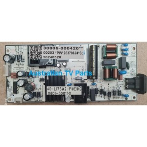 TCL 55C655 POWER BOARD 40-L17CW2-PWE1KG 11601-500150 PW20370624