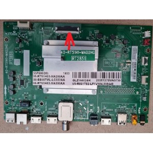 TCL 55P8M MAIN BOARD 40-RT51H1-MAD2HG 08-SS55TML-LC332AA