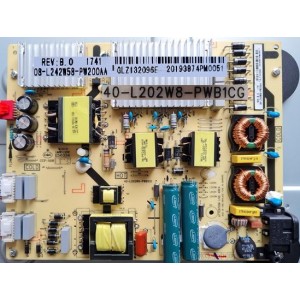 TCL 65C2US POWER BOARD 40L202W8-PWB1CG 08-L242W58-PW200AA