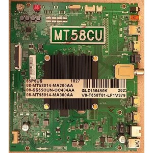 TCL 65P6US MAIN BOARD 08-MT58014-MA200AA V8-T6558T01-LF1V379 MT58CU
