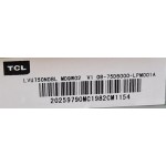 TCL 75P8M SCREEN PANEL LVU750NDBL