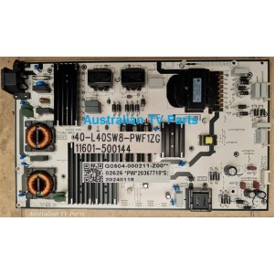 TCL 85C655 POWER BOARD 40-L40SW8-PWF1ZG 11601-500144 G0504-000211-Z00