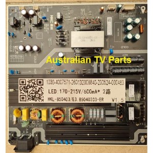 TCL 85P745 POWER BOARD HKL-850403/E3 85040303-ER
