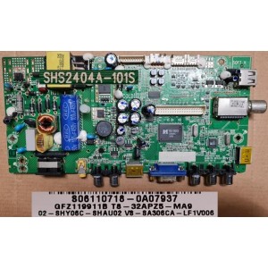 TCL L32D2700 MAIN BOARD SHS2404A-101S T8-32APZ5-MA9