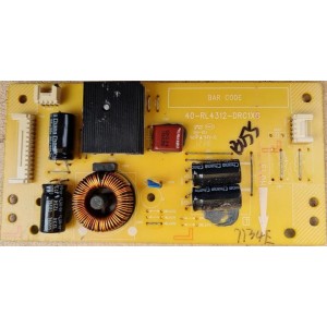 TCL L39F3300F LED DRIVER BOARD 40-RL4312-DRC1XG