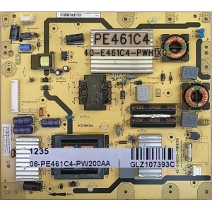 TCL L48F3300F POWER BOARD PE461C4 40-E461C4-PWH 08-PE461C4-PW200AA