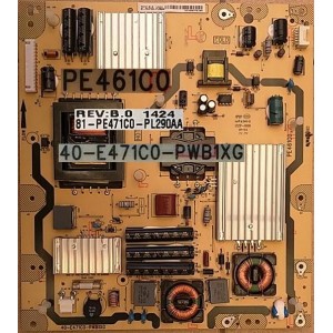 TCL L65E5510FDS POWER BOARD 81-E471C0-PL290AA 40-E471C0-PWB1XG PE461C0
