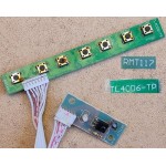 TEAC LCDV2681FHDR IR KEY BOARD RMT117 TL4006-TP