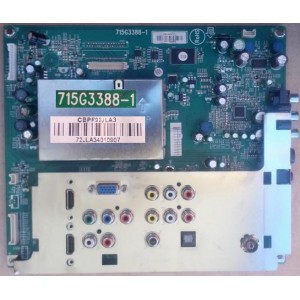 TOSHIBA 32AV600A MAIN BOARD 715G3388-1