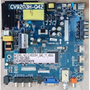 VIANO TV40DFHD MAIN BOARD CV9203H-Q42 CV9203H-Q42_11_450E P00RD034378