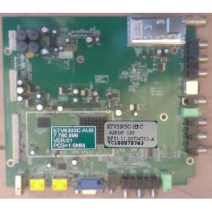 VIVO PTV42HDA MAIN BOARD ETV5303C-AUB HPC-42PDP033